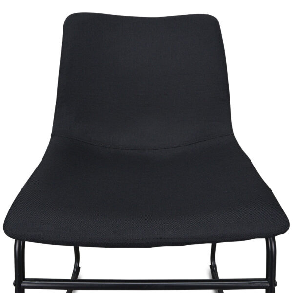 darcy plywood industrial bucket dining chair black dc2009 se front 1