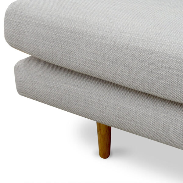 demark 3 seater sofa light texture grey lc763 legs