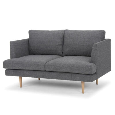 denmark 2 seater sofa metal grey 1