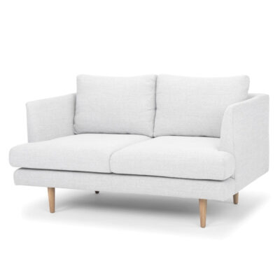 denmark 2 seater sofa light texture grey 1 1