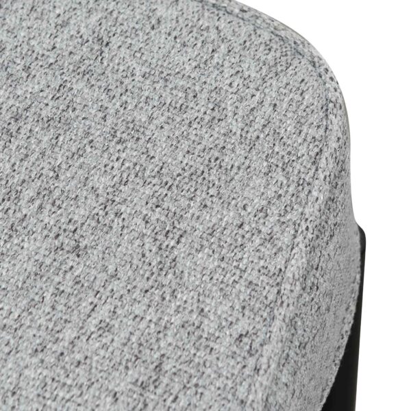 elba grey fabric natural rattan lounge chair black LC6384 SD 8