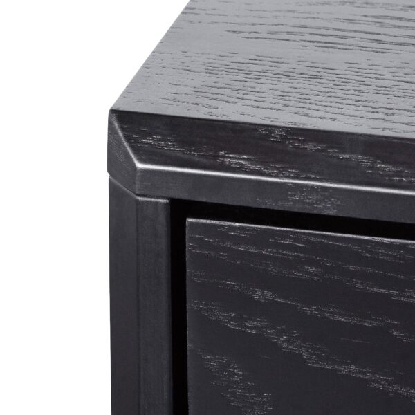 eloise 3 drawers dresser unit black oak DT6199 CN 9