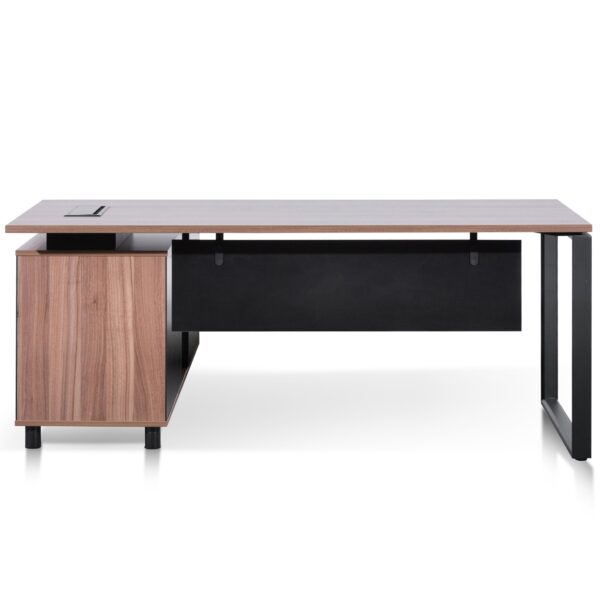 halo 1.8m executive desk right return black legs walnut OT6166 SN 1