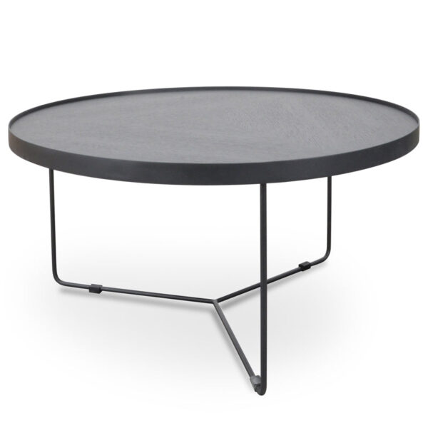 luna extra large coffee table back top black legs cf391l bb