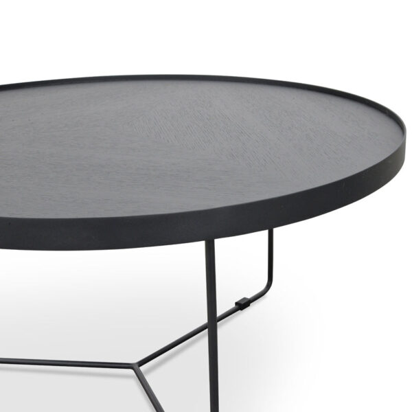luna extra large coffee table back top black legs cf391l bb zoom 1