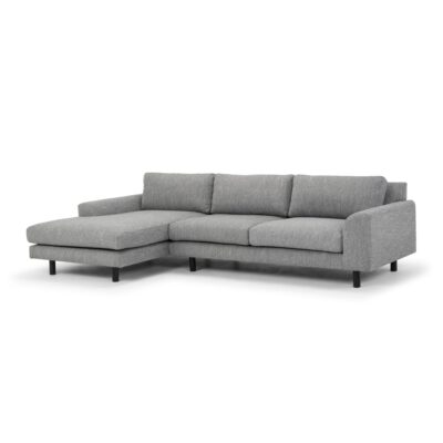 md 1386 3s chaise lhf talent 26 dark grey oak legs in black stained angle