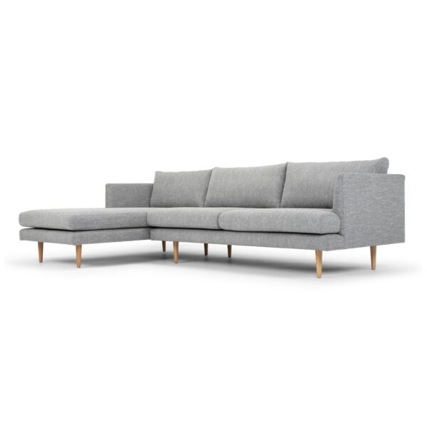 md 1490 calibre 3s chaise lhf talent 26 dark grey natural oak legs low angle 2
