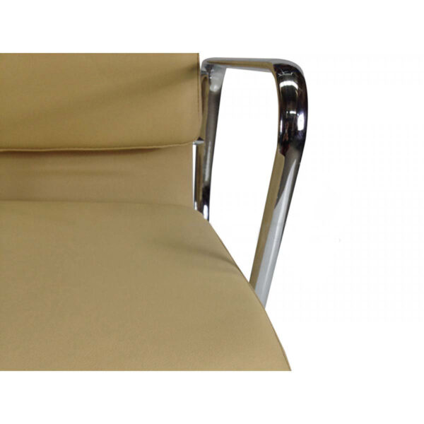 soft pad management office chair eames replica light brown 4 2