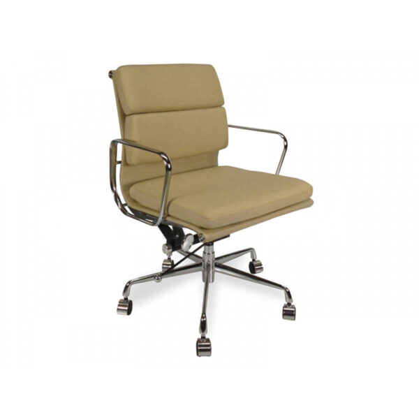 soft pad management office chair eames replica light brown 8
