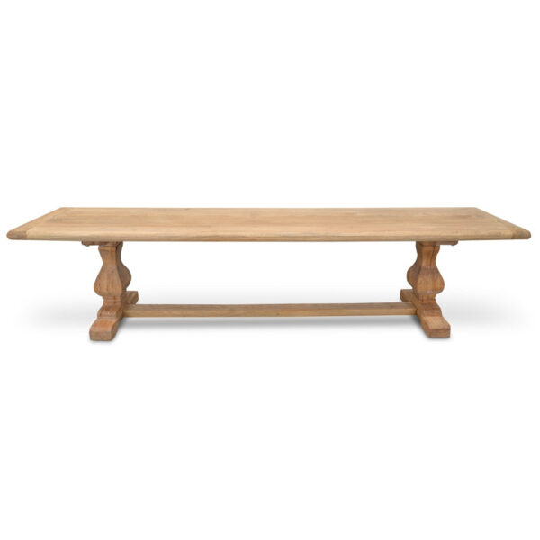 titan 2m reclaimed elm wood bench natural db2088 front