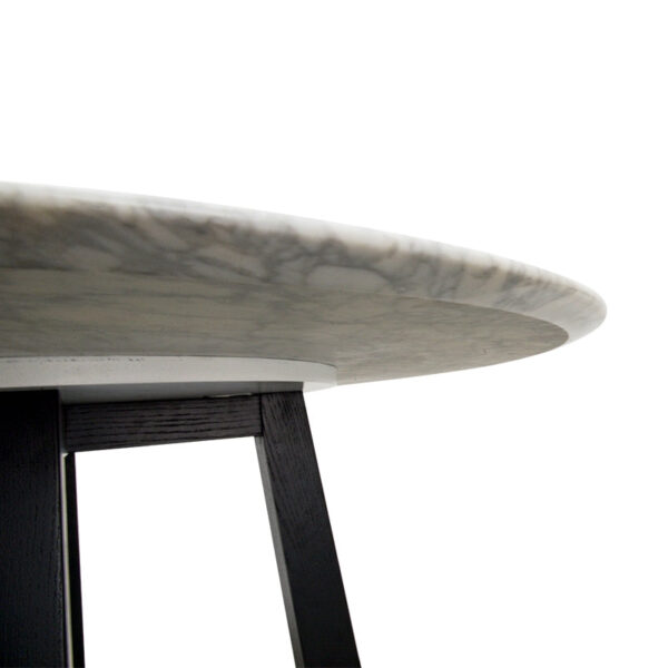 zodiac marble 115mm dining table black base dt978 zoom 2
